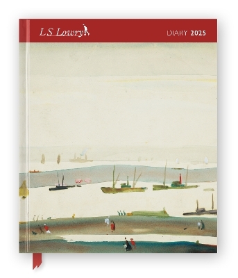 L.S. Lowry 2025 Desk Diary Planner - Week to View, Illustrated throughout - 