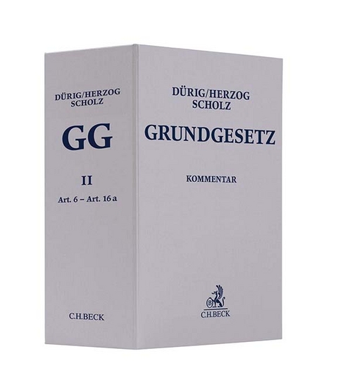 Grundgesetz Leinen-Hauptordner II 72 mm
