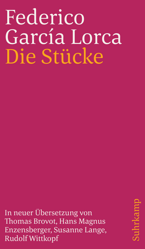 Die St&uuml;cke - Federico Garc&iacute;a Lorca