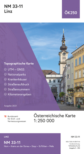 BEV-Karte NM 33-11, Linz 1:250 000