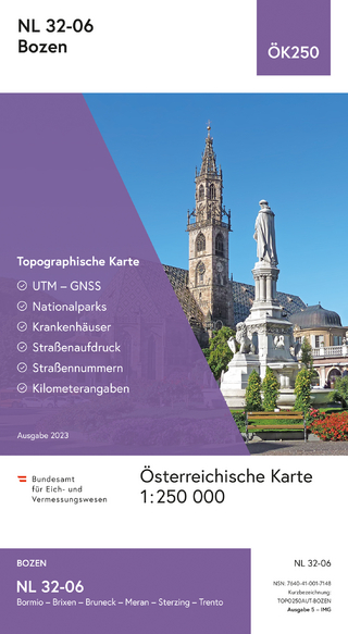 BEV-Karte NL 32-06, Bozen 1:250 000