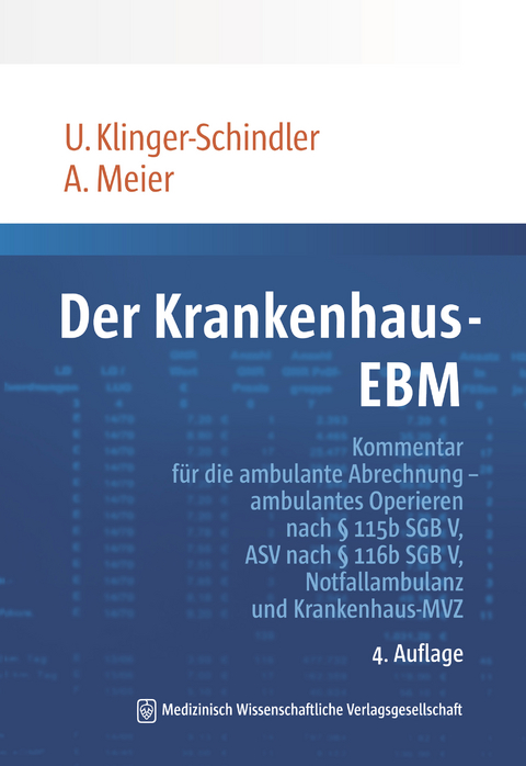 Der Krankenhaus-EBM - Ursula Klinger-Schindler, Anja Meier
