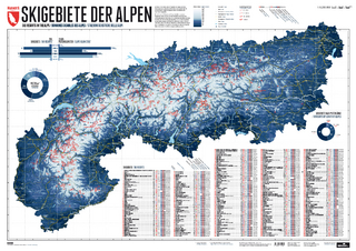 266 Skigebiete der Alpen