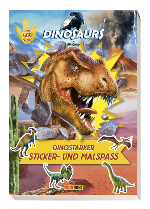 Dinosaurs by P.D. Moreno: Dinostarker Sticker- und Malspa&szlig; -  Panini