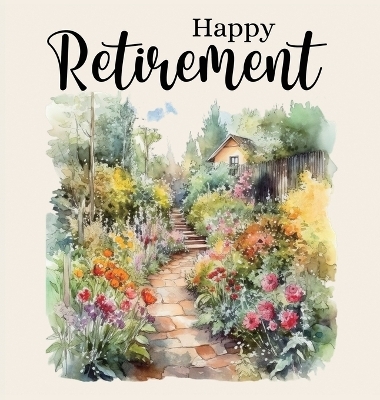Happy Retirement Guest Book with lined pages (hardback) - Lulu and Bell