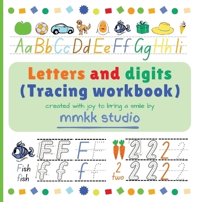 Letters and digits (Tracing workbook) - Mmkk Studio