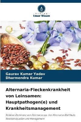 Alternaria-Fleckenkrankheit von Leinsamen