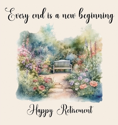 Happy Retirement Guest Book with lined pages (hardback) - Lulu and Bell