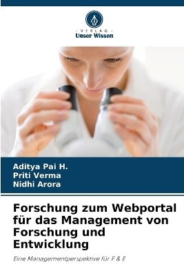 Forschung zum Webportal für das Management von Forschung und Entwicklung