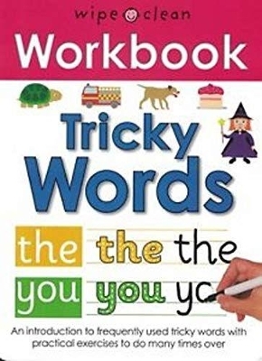 Wipe Clean Workbook Tricky Words - Priddy Roger