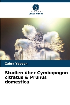Studien &uuml;ber Cymbopogon citratus & Prunus domestica - Zahra Yaqeen