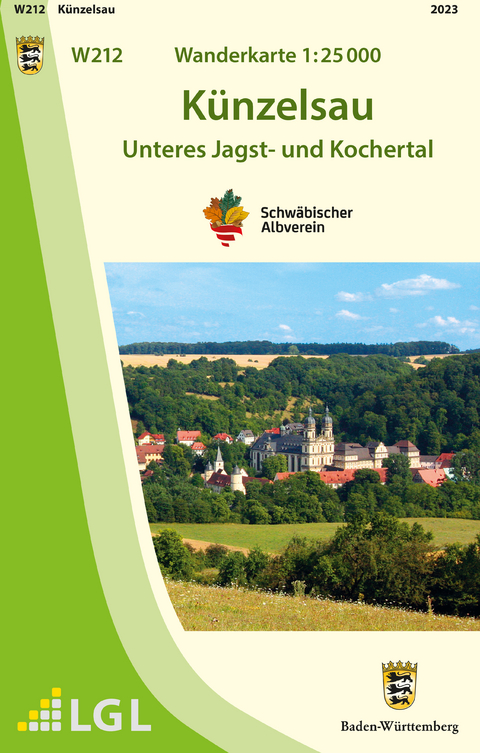 W212 Wanderkarte 1:25 000 K&uuml;nzelsau