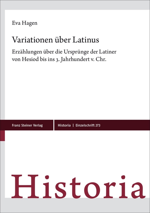 Variationen &uuml;ber Latinus - Eva Hagen