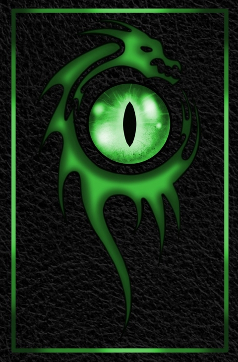 Notizbuch - Gr&uuml;ner Walddrache - H&auml;ndlerin des Waldes