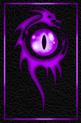 Notizbuch - Lilaner Magiedrache