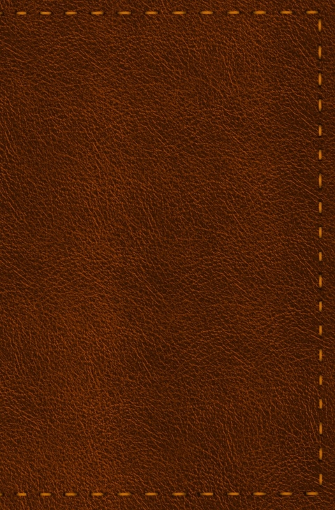 Notizbuch - Leder mit Naht (Farbe wie abgebildet) - H&auml;ndlerin des Waldes