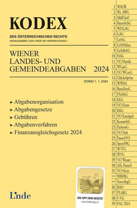 KODEX Wiener Landes- und Gemeindeabgaben - Maximilian Ittner