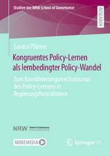 Kongruentes Policy-Lernen als lernbedingter Policy-Wandel - Sandra Pl&uuml;mer
