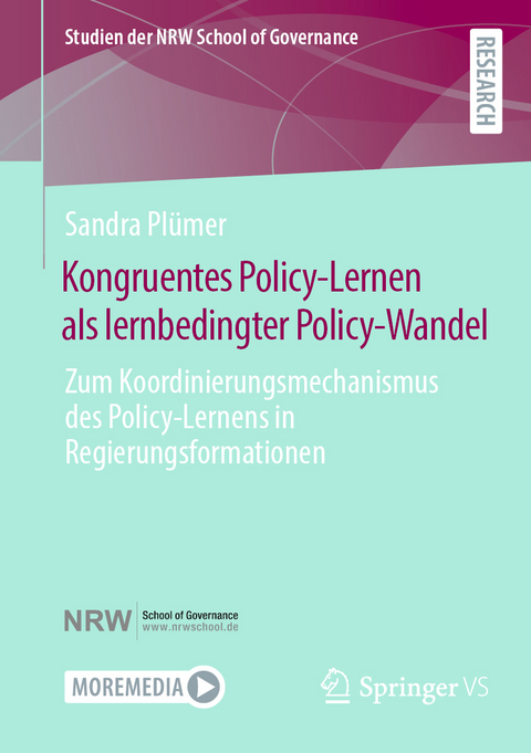 Kongruentes Policy-Lernen als lernbedingter Policy-Wandel - Sandra Pl&uuml;mer