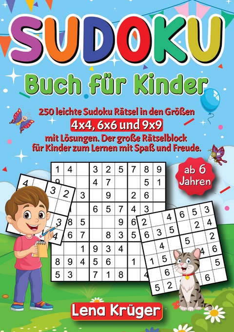 Sudoku Buch f&uuml;r Kinder ab 6 Jahren - Lena Kr&uuml;ger