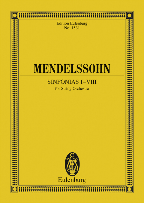 Sinfonias I-VIII - Felix Mendelssohn Bartholdy