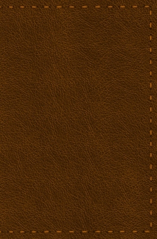 Notizbuch - Leder mit Naht (Farbe wie abgebildet)