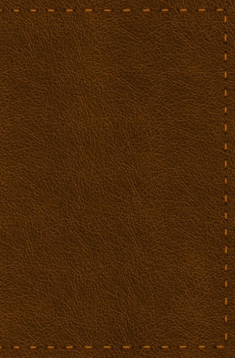 Notizbuch - Leder mit Naht (Farbe wie abgebildet) - H&auml;ndlerin des Waldes