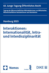 Interaktionen: Internationalit&auml;t, Intra- und Interdisziplinarit&auml;t - 