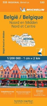 Belgium North & Central - Michelin Regional Map 533 - Michelin