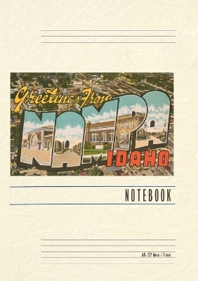 Vintage Lined Notebook Greetings from Nampa