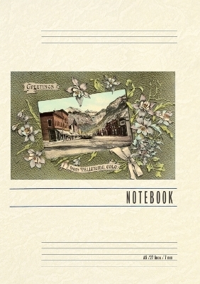 Vintage Lined Notebook Greetings from Telluride, Colorado