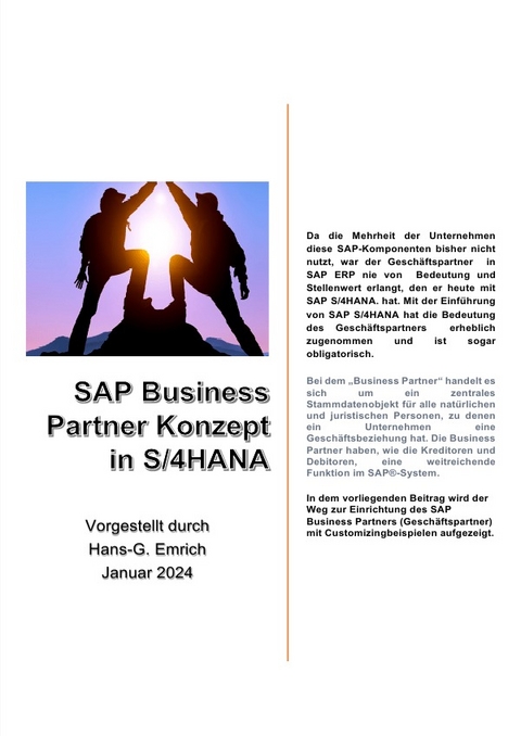 SAP Business Partner Konzept in S/4HANA - Hans-Georg Emrich