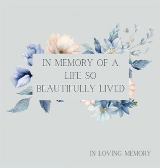 Celebration of life, funeral book, Condolence book to sign (Hardback cover)