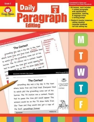 Daily Paragraph Editing, Grade 3 Teacher's Editionls-Cpq
