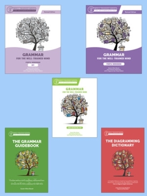 Grammar for the Well-Trained Mind Purple Revised Full Course Bundle - Audrey Anderson, Susan Wise Bauer