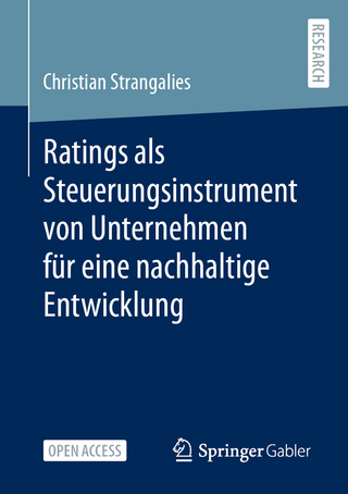 Ratings als Steuerungsinstrument von Unternehmen für eine nachhaltige Entwicklung