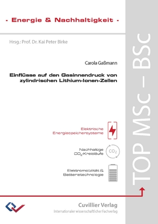 Einflüsse auf den Gasinnendruck von zylindrischen Lithium-Ionen-Zellen