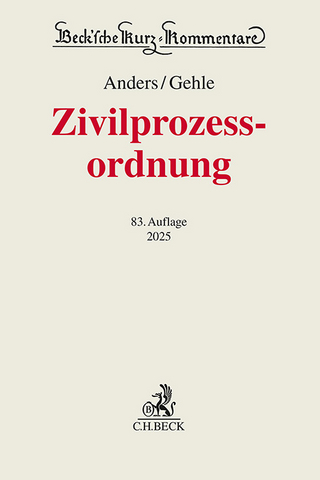 Zivilprozessordnung: ZPO