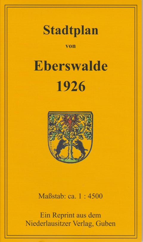 Stadtplan von Eberswalde 1926 - 