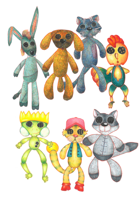 Hampelfiguren Tiere ausschneiden & basteln! - Sylvie Triemer