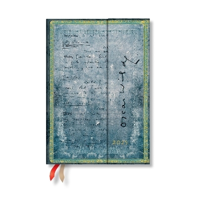 Wilde, The Importance of Being Earnest (Embellished Manuscripts Collection) Midi 12-month Day-at-a-time Hardback Dayplanner 2025 (Wrap Closure) -  Paperblanks