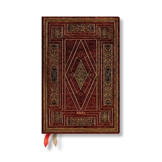 First Folio (Shakespeare’s Library) Mini 12-month Verso Hardback Dayplanner 2025 (Elastic Band Closure)