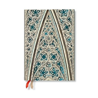 Vault of the Milan Cathedral (Duomo di Milano) Midi 12-month Horizontal Hardback Dayplanner 2025 (Wrap Closure) -  Paperblanks
