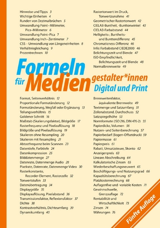 Formeln für Mediengestalter*innen Digital und Print