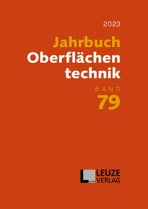 Jahrbuch Oberfl&auml;chentechnik 2023 - Timo Prof. Dr. S&ouml;rgel