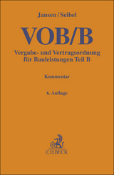 VOB Teil B - Jansen, Günther Arnold; Seibel, Mark