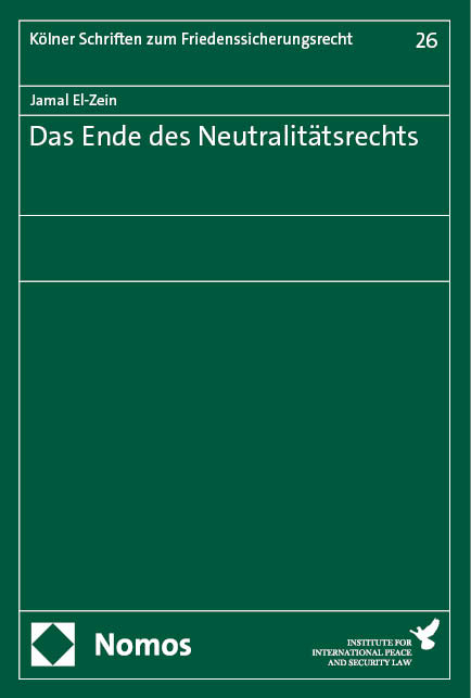 Das Ende des Neutralit&auml;tsrechts - Jamal El-Zein