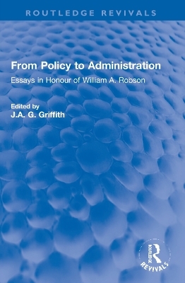 From Policy to Administration - 