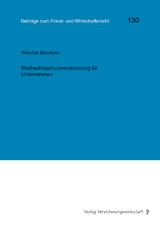 Strafrechtsschutzversicherung f&uuml;r Unternehmen - Viktoriya Manelyak