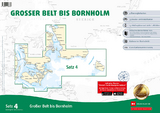 Sportbootkarten Satz 4: Gro&szlig;er Belt bis Bornholm (Ausgabe 2024)